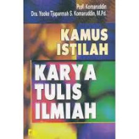 Kamus Istilah Karya Tulis Ilmiah