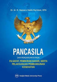 Pancasila dan pengaruhnya pada Filsafat, Pemikiran Dasar serta Pelaksanaan Pembangunan Kesehatan