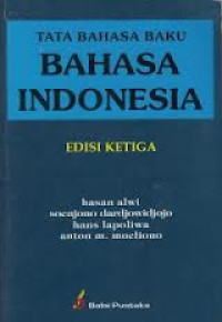 Tata Bahasa Baku Bahasa Indonesia