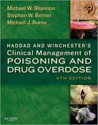 Hadad and Winchester's Clinical Management of Poisoning and Drug Overdose