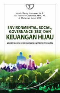 Image of Environmrntal, social, governance (ESG) dan keuangan hijau