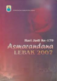 Image of Hari Jadi Ke 179: Asmarandana Lebak 2007
