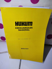 Hukum kekeluargaan nasional