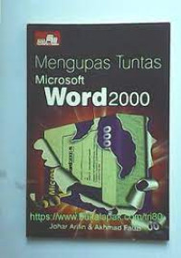 Mengupas Tuntas Microsoft Word 2000