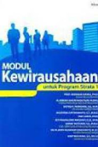 Modul kewirausahaan untuk program strata 1