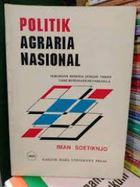 Politik agraria nasional