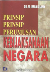 Image of Prinsip-prinsip perumusan kebijakan negara