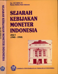 Image of Sejarah kebijakan moneter indonesia jilid 1
