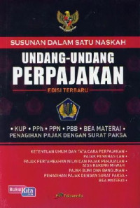 Susunan dalam satu naskah undang-undang perpajakan