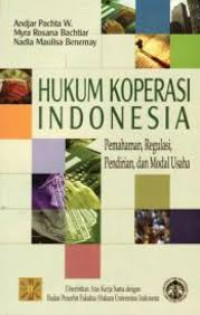 Hukum koperasi di indonesia : pemahaman, regulasi, pendirian, dan modal usaha