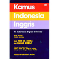 Kamus Indonesia - Inggris=An Indonesian - English Dictionary