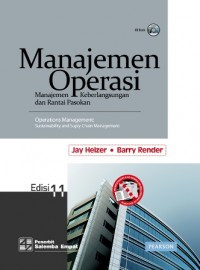 Manajemen operasi: manajemen keberlangsungan dan rantai pasokan,